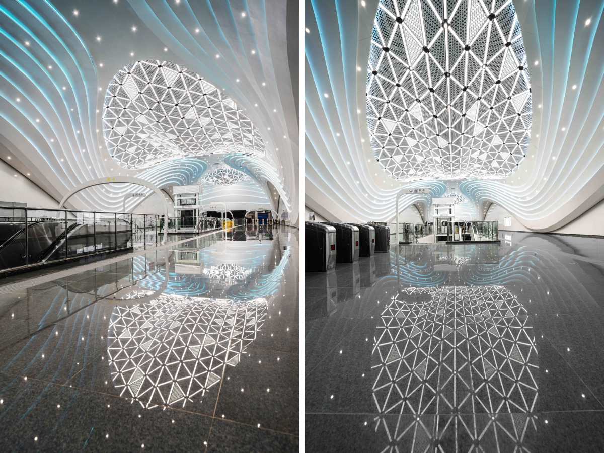 西安市地铁8号线车站公共区装修设计(图1)